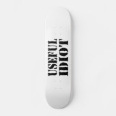 NUTTIGE IDIOOT SKATEBOARD (Voorkant)