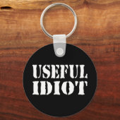 NUTTIGE IDIOOT SLEUTELHANGER (Voorkant)