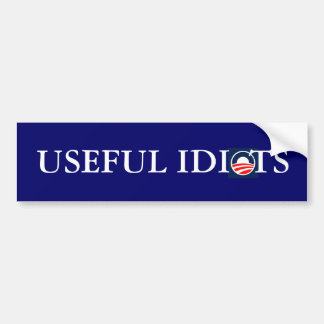 Nuttige Idiots Idiot Bumpersticker