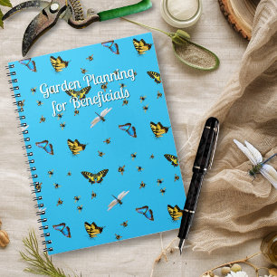Nuttige Insecten Aangepaste Titel Blauw Notitieboek