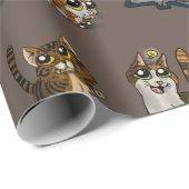 Nuttige studiecatten cadeaupapier (Rol Hoek)