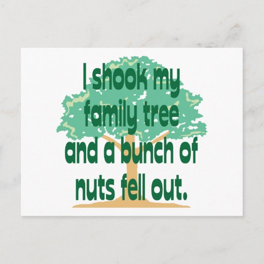 Nutty Family Briefkaart (Voorkant)