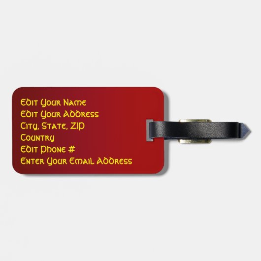 Nutty Nutcracker Speelgoed Soldier Bagagelabel (Achterkant horizontaal)