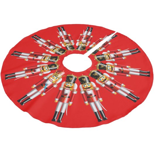 Nutty Nutcrackers Army Kerstboom Rok (Gekanteld)