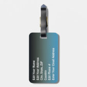 Nutty Nutkraker King Bagagelabel (Achterkant verticaal)