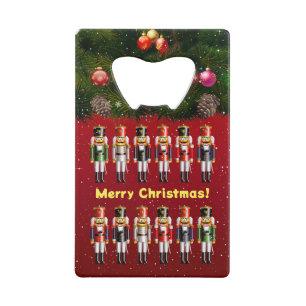 Nutty Nutkraker Speelgoed Soldaten Kredietkaart Flessenopener