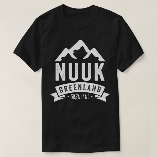 Nuuk Groenland T-shirt (Design voorkant)