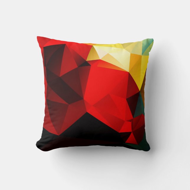 NUZV ・ Multicolored Polygonal Pillow Kussen (Voorkant)