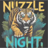 Nuzzle Night Sticker (Voorkant)