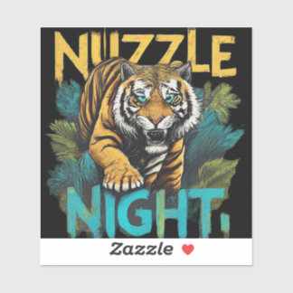 Nuzzle Night Sticker