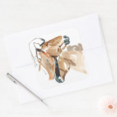 Nuzzle Vierkante Sticker (Envelop)