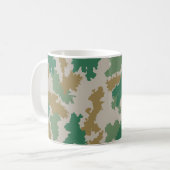 NVA Flächentarn (Flecktarn / Blumentarn) Koffiemok (Voorkant links)