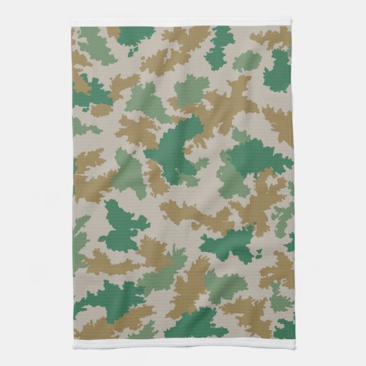 NVA Flächentarn (Flecktarn / Blumentarn) Theedoek (Verticaal)