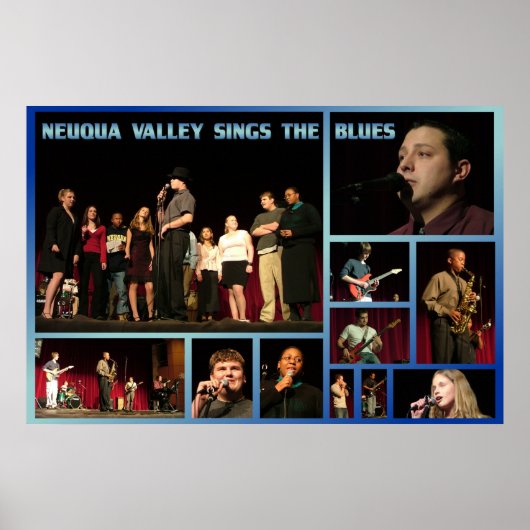 NVHS Blues Poster (Voorkant)