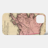 NW America Map door Mitchell Case-Mate iPhone Case (Achterkant (horizontaal))