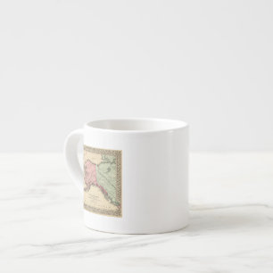 NW America Map door Mitchell Espresso Kop