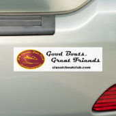 NW Classic Boat Club Bumpersticker (Op auto)