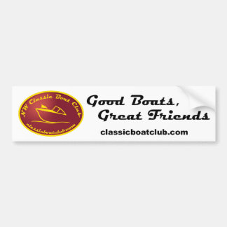 NW Classic Boat Club Bumpersticker
