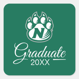 NW Missouri staat Afstuderen Vierkante Sticker