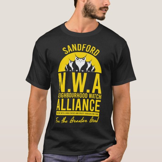 NWA Buurt Watch Alliance Essential T-Shirt (Voorkant)