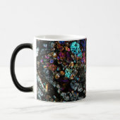 NWA Meteorite Thin Section Coffee Cup 02 Magische Mok (Links)