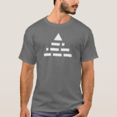 NWO (morscode) piramide 2e wit T-shirt (Voorkant)