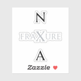NXA : State merch FraXure album Monochrome K-Pop Sticker
