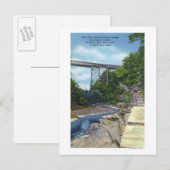 NY Central RR Bridge, Jacob's Ladder Briefkaart (Voorkant / Achterkant)