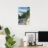 NY Central RR Bridge, Jacob's Ladder Poster (Thuiskantoor)