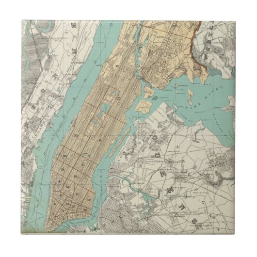 NY City, Brooklyn Tegeltje (Voorkant)