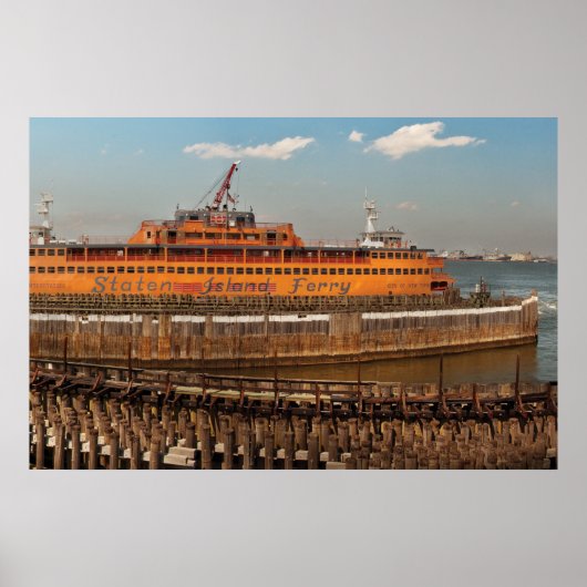 NY, de Staten Island Ferry Poster (Voorkant)