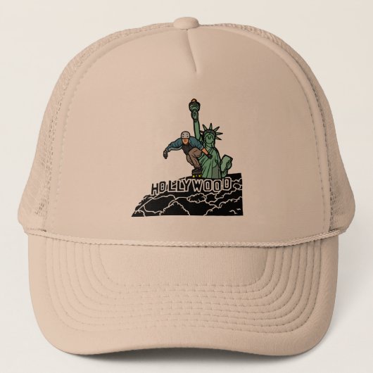 NY en LA Trucker Hat Trucker Pet (Voorkant)