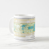 NY Guide kaart centrale park Koffiemok (Voorkant links)