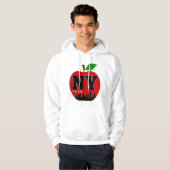 NY NEW YORK DE GROTE APPEL HOODIE (Voorkant volledig)