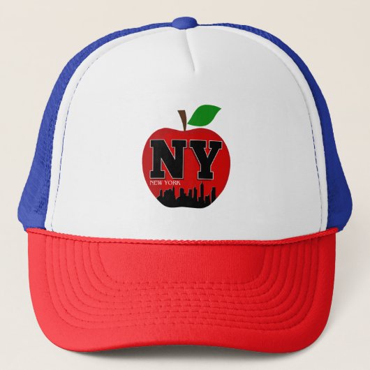 NY NEW YORK DE GROTE APPEL TRUCKER PET (Voorkant)