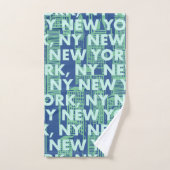 NY NEW YORK Motif graphique (Serviette à main)
