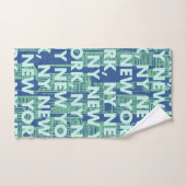 NY NEW YORK Motif graphique (Serviette à main)