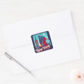 NY PIGEON 2 VIERKANTE STICKER (Envelop)