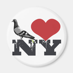 NY Pigeon Magneet
