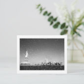 NY Skyline Briefkaart (Staand voorkant)