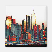NY Skyline Magnet (Devant)