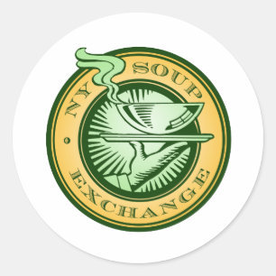 NY Soep Exchange Ronde Stickers