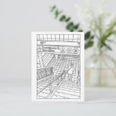 NY Subway Briefkaart (Staand voorkant)