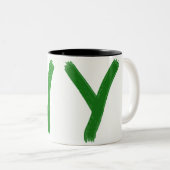 NY Text Coffee Mok (Voorkant rechts)
