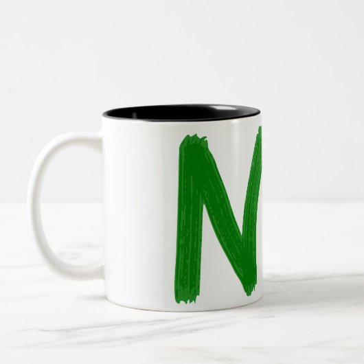 NY Text Coffee Mug (Gauche)