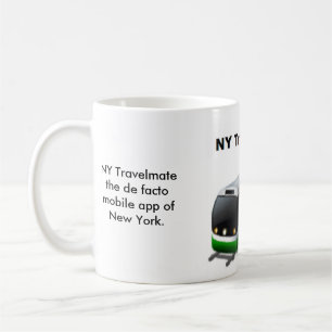 NY Travelmate 11 oz Classic White Mok