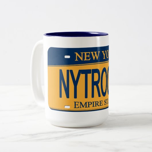 NY TROOPER NY Licence Plate Mug (Devant gauche)