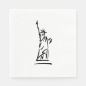 NY Vrijheidsbeeld Servetten (Voorkant)