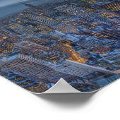 NY_Wereldbol_Wallpapier Poster (Hoek)