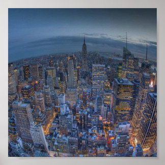 NY_Wereldbol_Wallpapier Poster